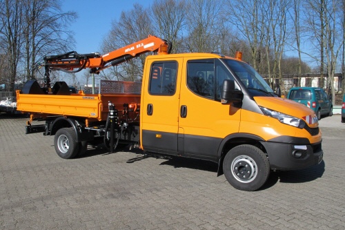 Iveco Daily Doka mit Kran